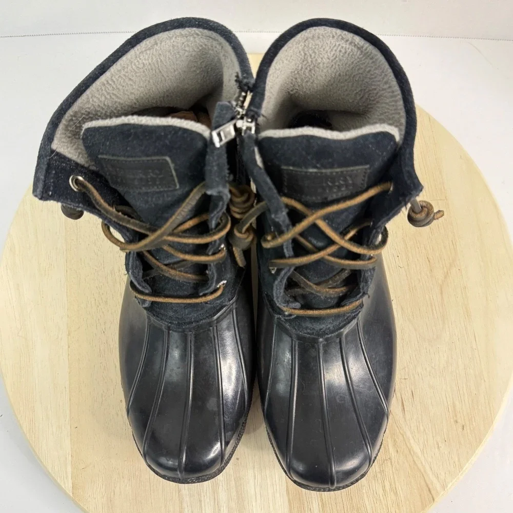 SPERRY Women's Shoes Top-Sider Saltwater Duck Boots Waterproof Outdoor Size 7